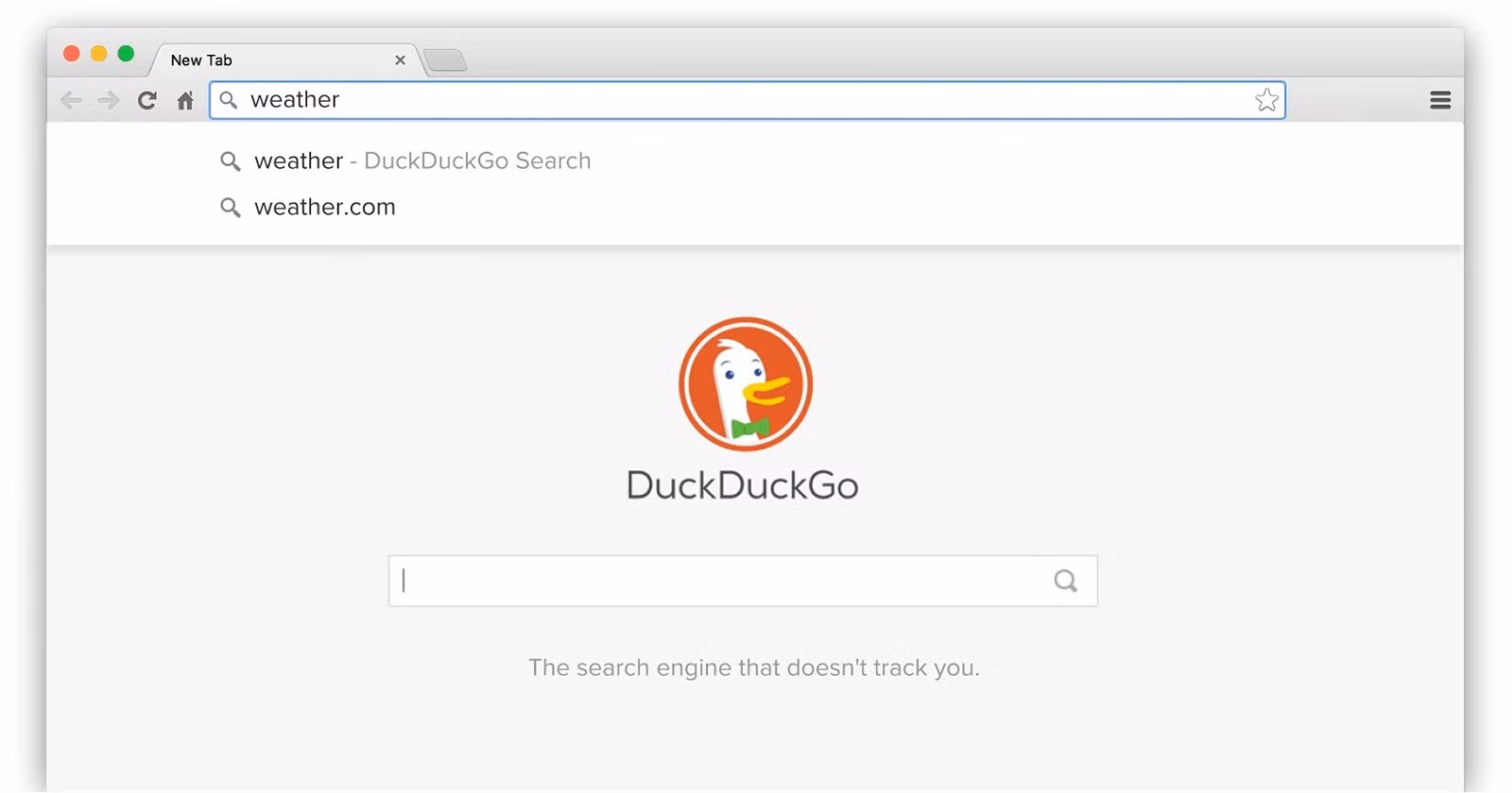 duck duck go search engine