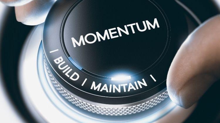 Momentum safe lock